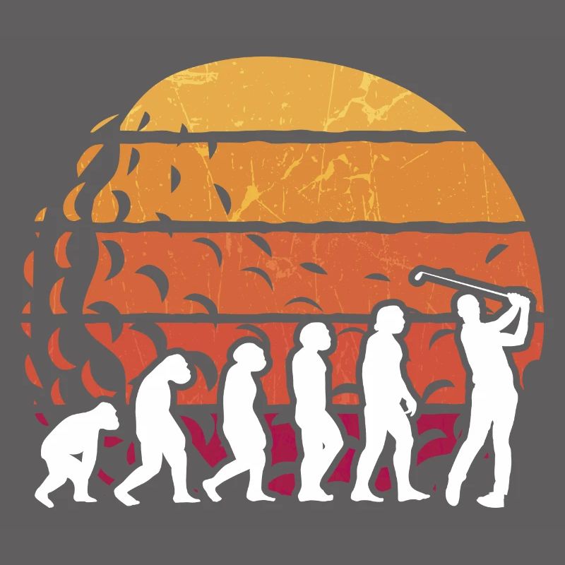 Golf Evolution From Monkey To Men BBall Lovers
