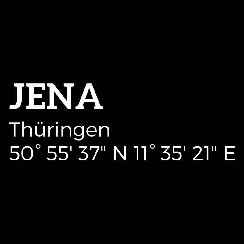 Iéna, Thuringe les coordonnées