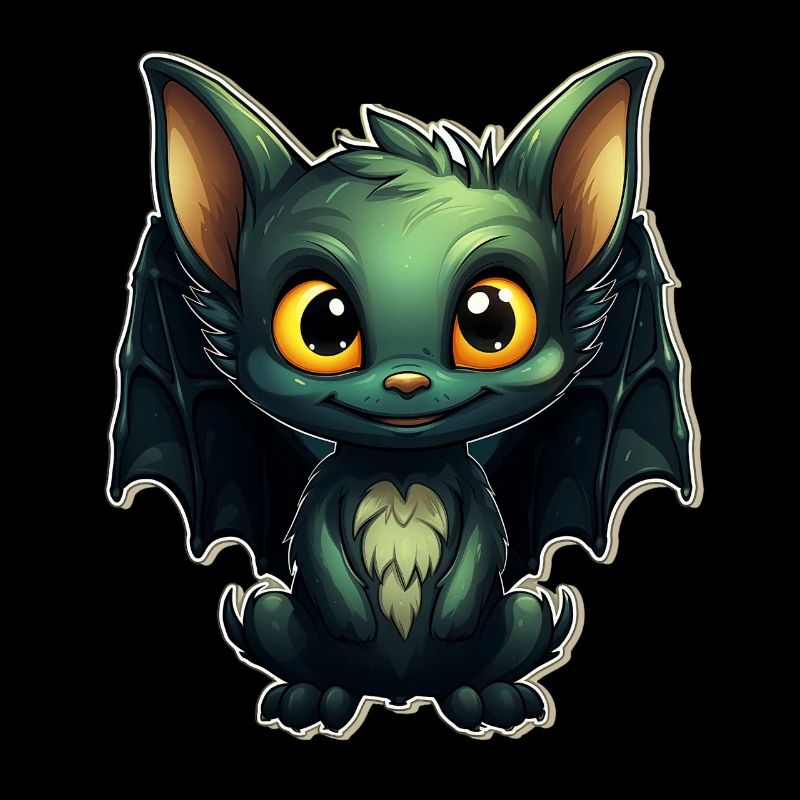 Bat Halloween I Cartoon Cute Bat