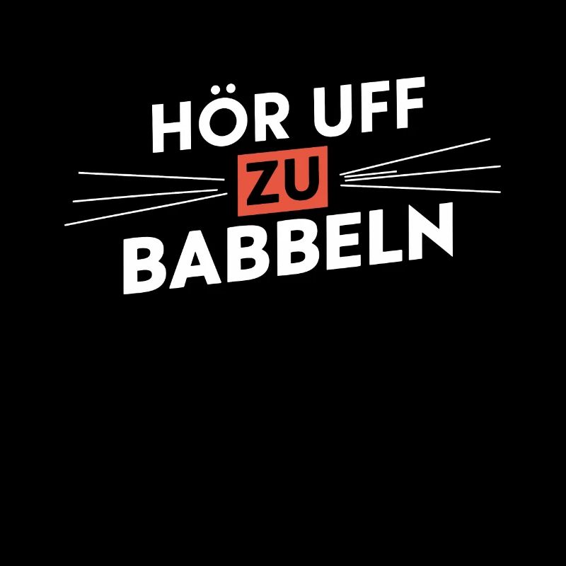 Stop Babbling Hessian Dialect Speeches