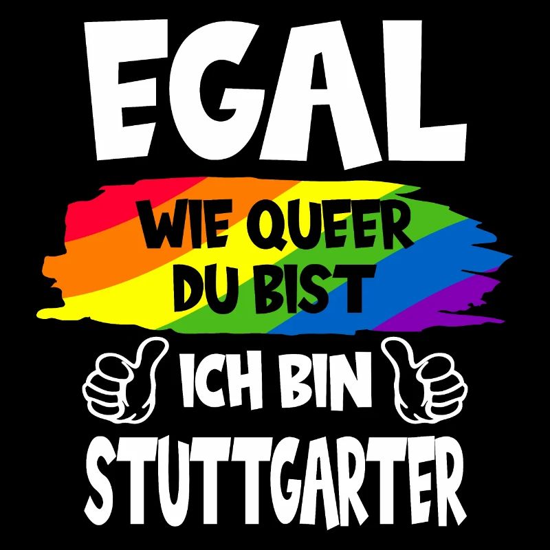 QUEER STUTTGART STUTTGARTER LGBT REGENBOGENFAHNE