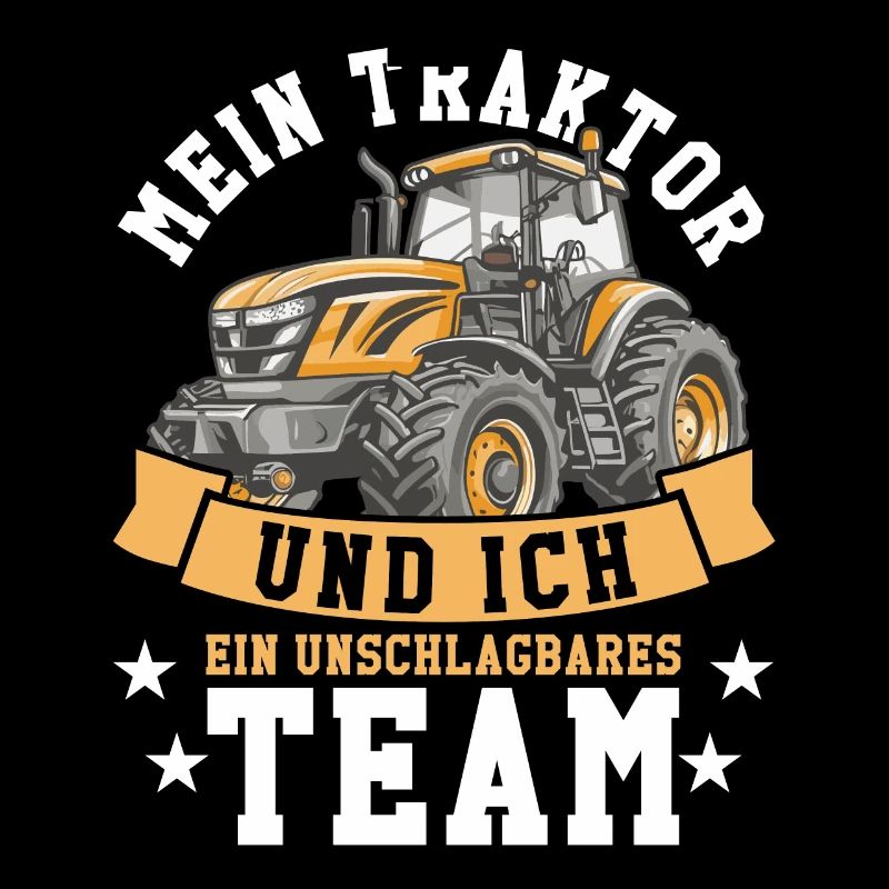 Landwirt Ackerbauer Traktor