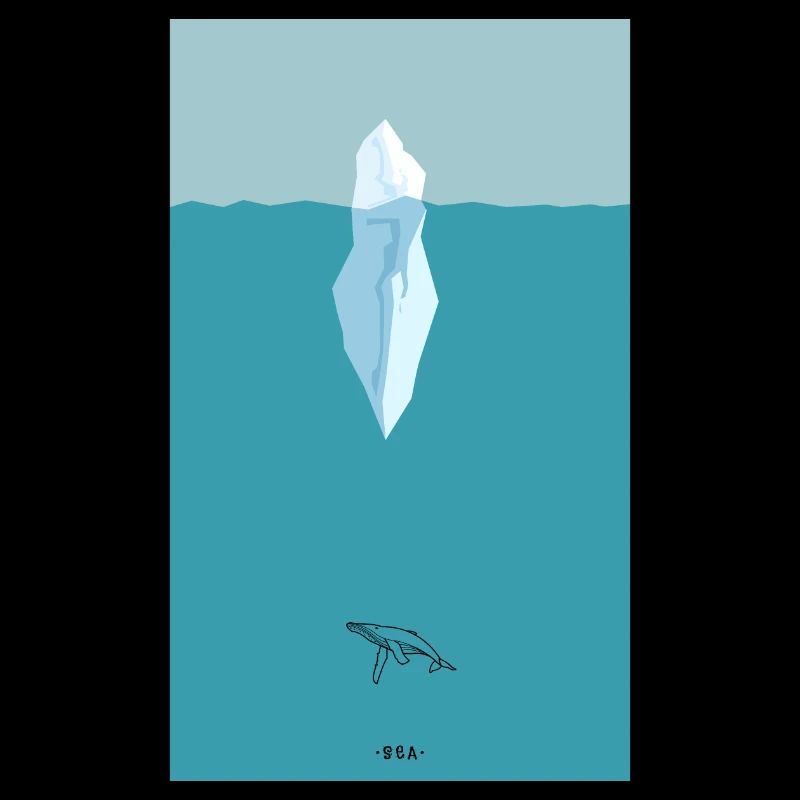 et baleine dans l'océan