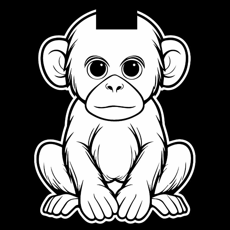 Monkey Monkey Monkey Face Jungle