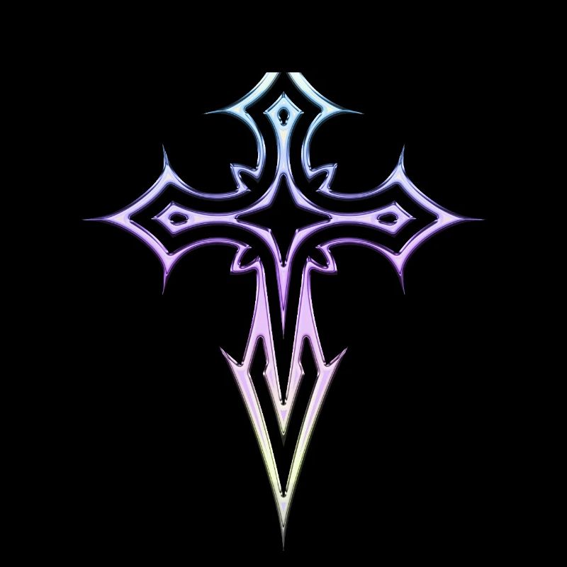 Goth Kreuz Y2K Emo Kreuz Gothic Aesthetic