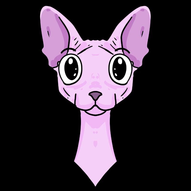 Sphynx Head Cat Propriétaire de chat