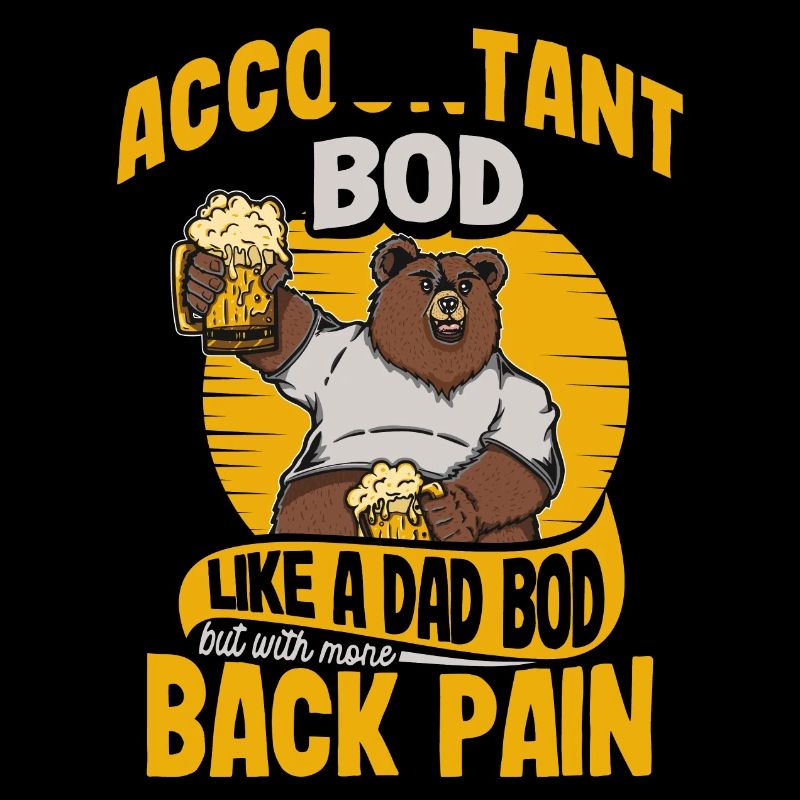 Drôle CPA Citation Comptable Bod Like A Dad Bod
