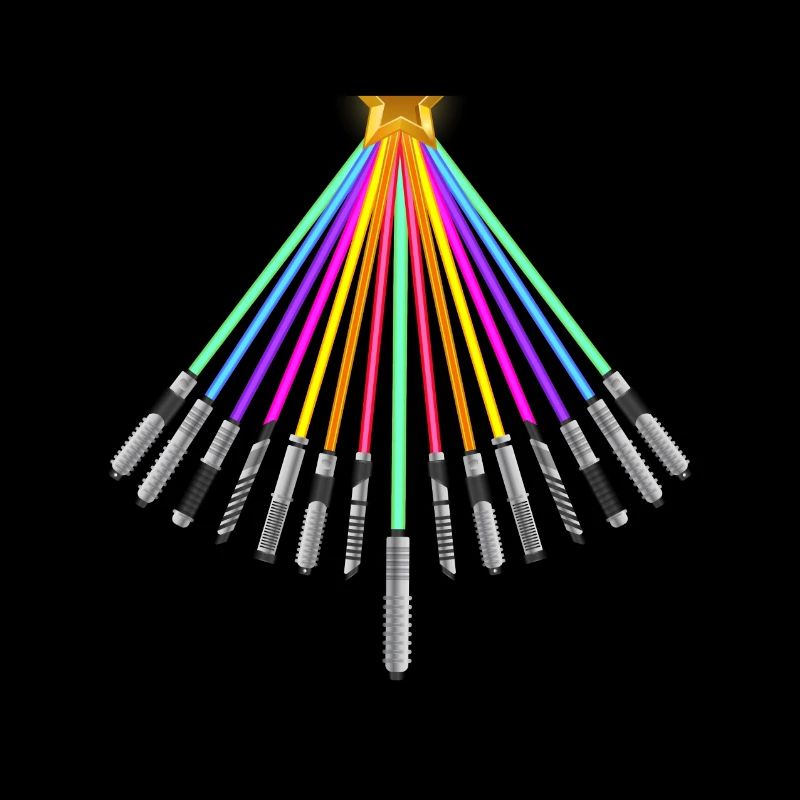 Lightsaber Christmas Tree