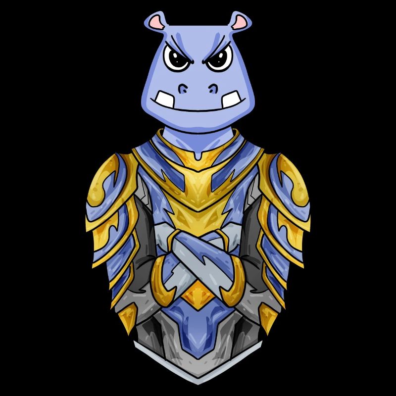 Ritter Nilpferd cool