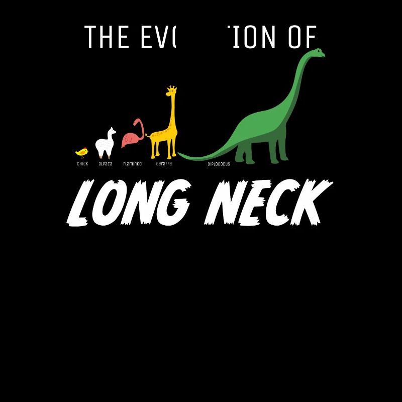 Flamant de dinosaure girafe Evolution long cou