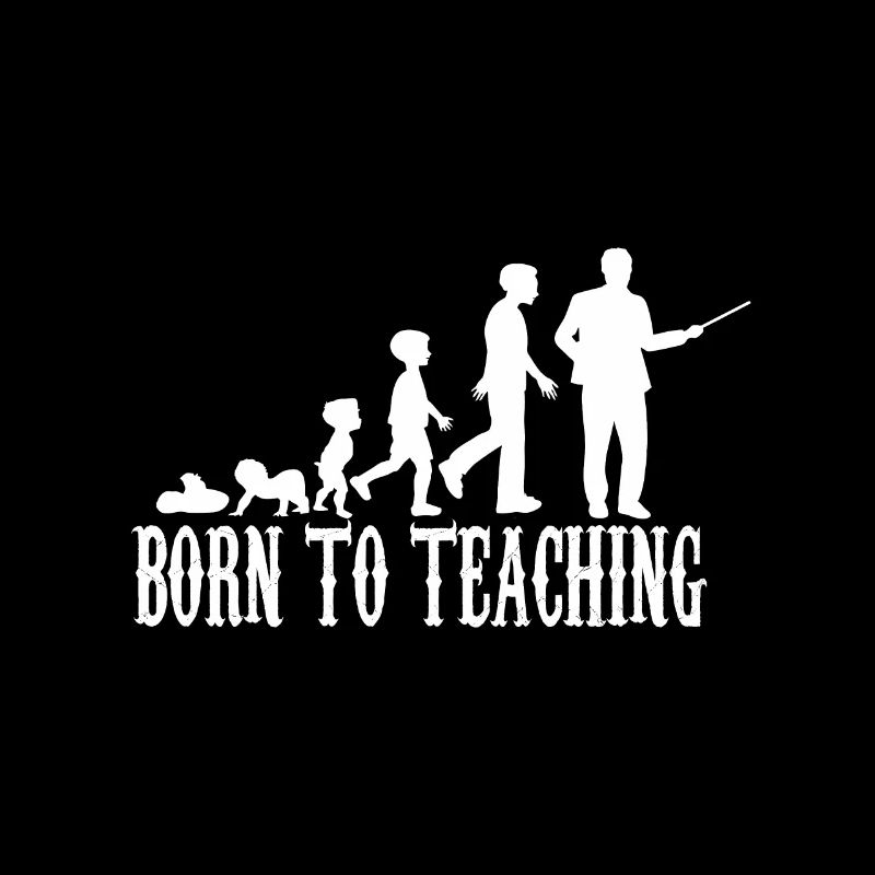 Lehrer Kind Baby Evolution Geschenk