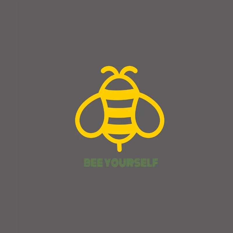 Conception d'impression abeille. Démarquez-vous de la foule.