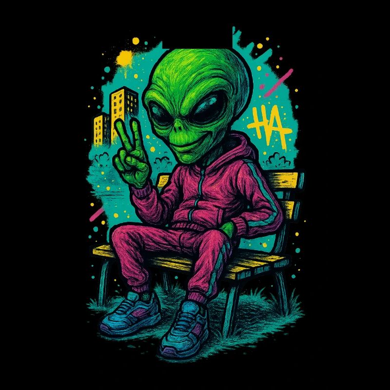 ALIEN THUG - pose chill