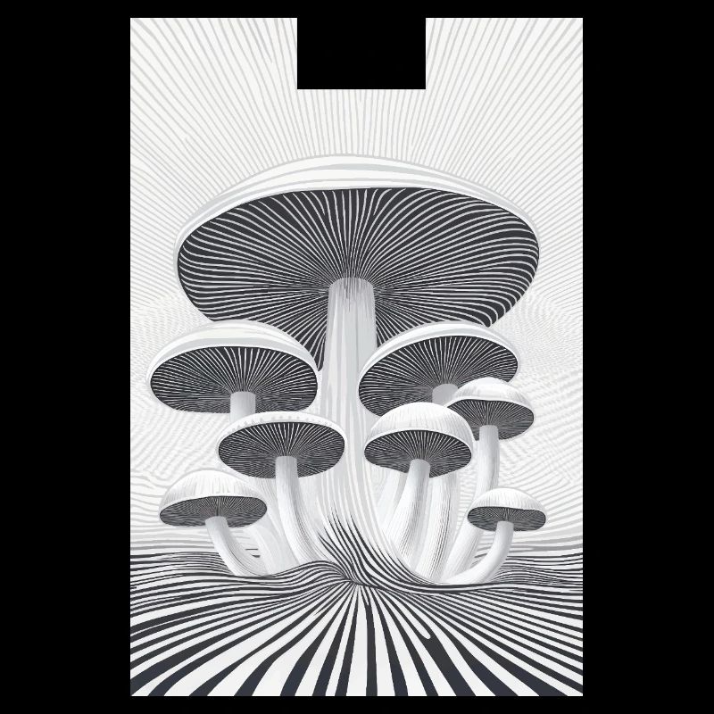 Forêt de champignons optiques