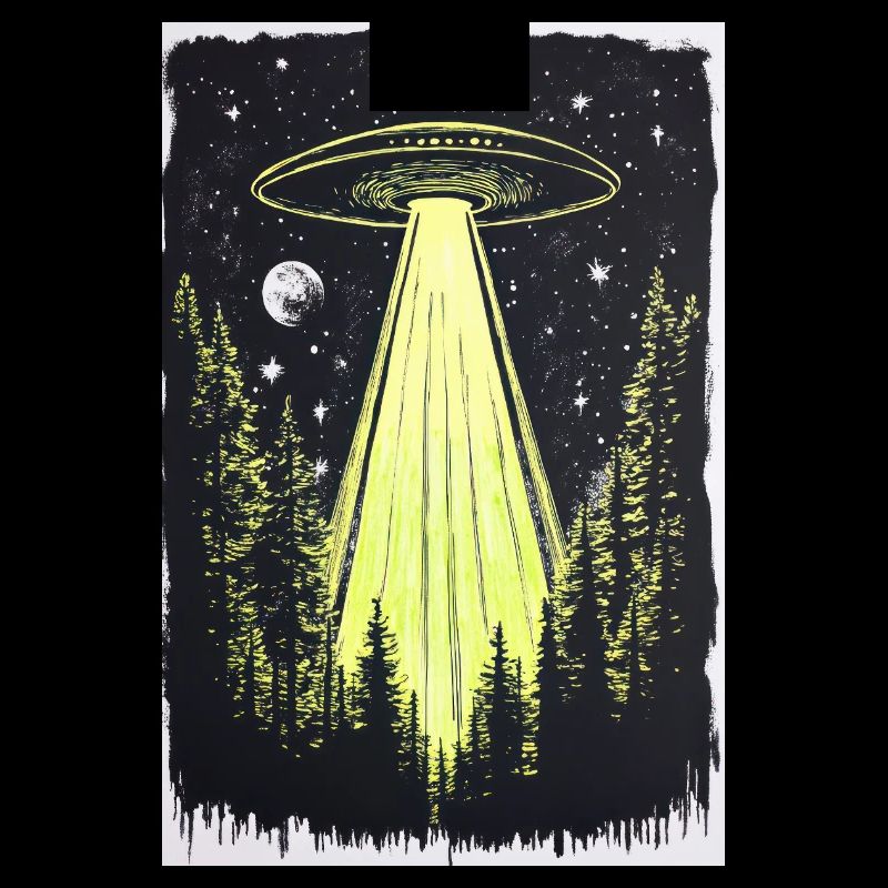 UFO in den Mitternachtskiefern