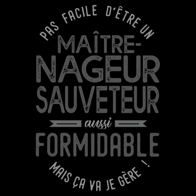 Maître-nageur sauveteur formidable cadeau métier