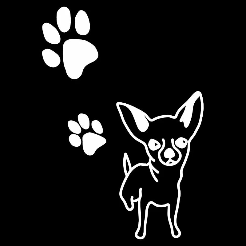 Empreinte de patte de chien Chiwawa