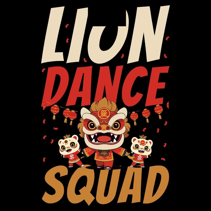 Lion Dance Squad Chinese New Year
