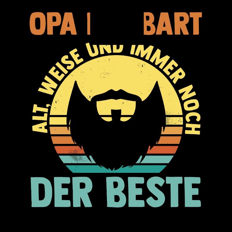 Papi avec une barbe