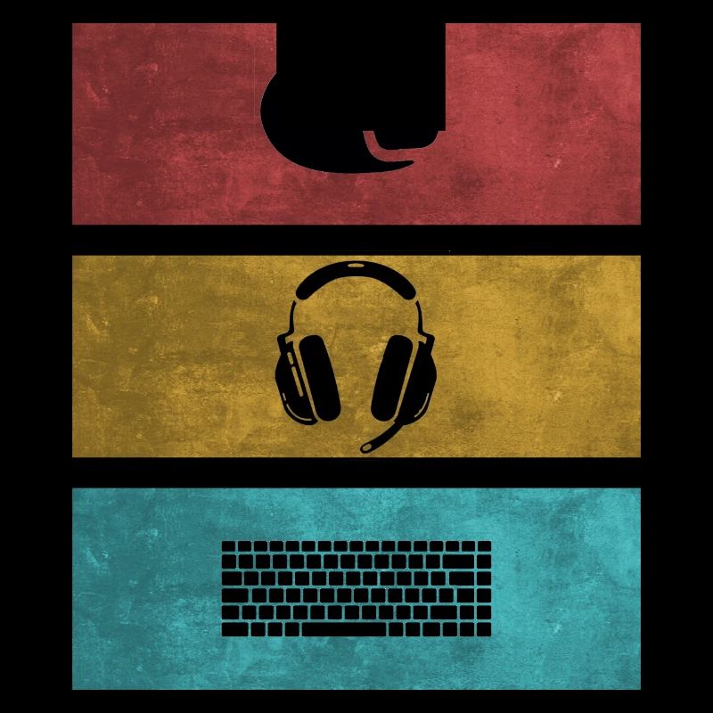 Basic Gamer Setup Programer Headset Maus Tastatur