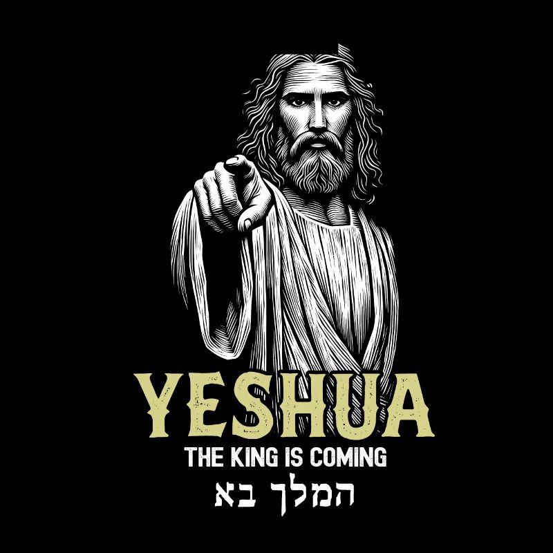 Yeshua – The King Is Coming Bold powerful Design