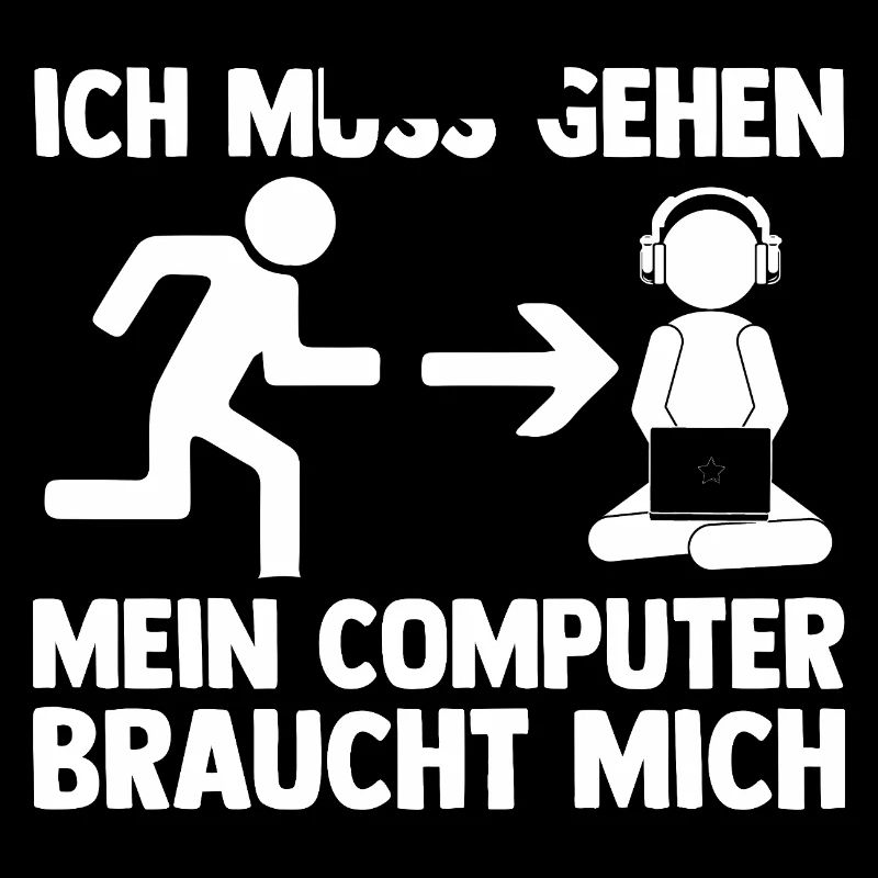 Computer Zocker Programmierer Administrator Gamer