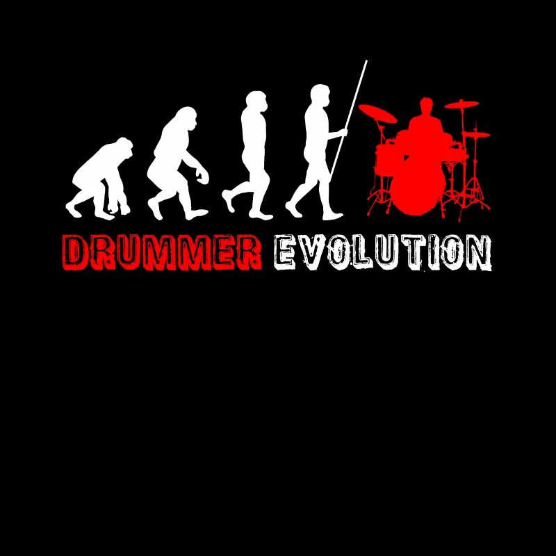 Evolution Schlagzeug Drummer Trommler
