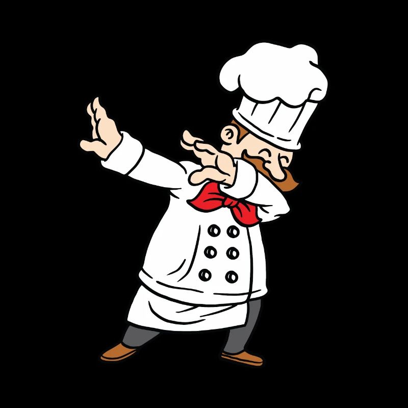 Dabbing Koch Küchenschef Chefkoch Dab Tanz