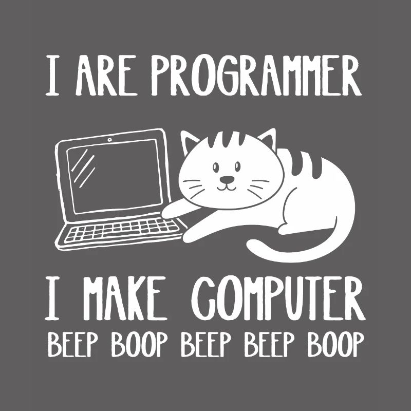 I Are Programmeur Cat I Make Computer Beep Boop
