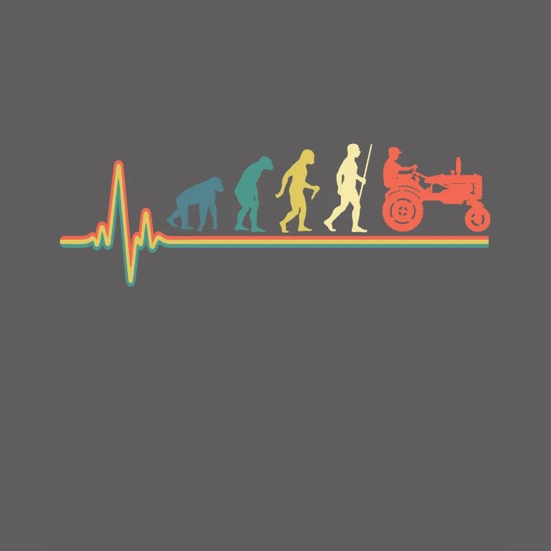 Herzschlag Traktor Retro Evolution Oldtimer