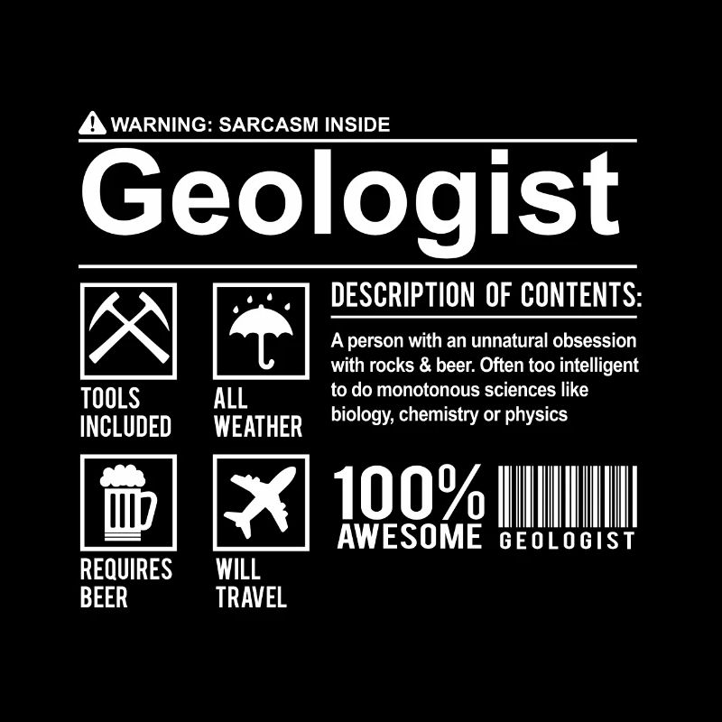 Geologist composition gift for geologists