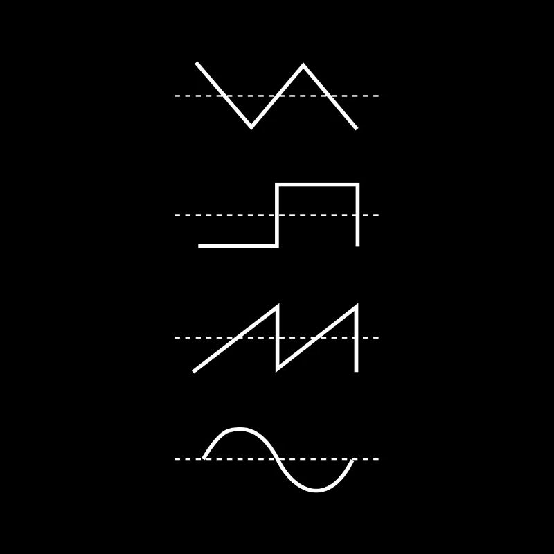 Synthesizer Techno Waveform Synth Nerd