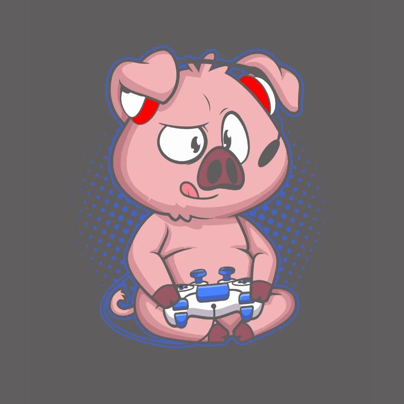 Gaming Schwein Video Game Computer PC