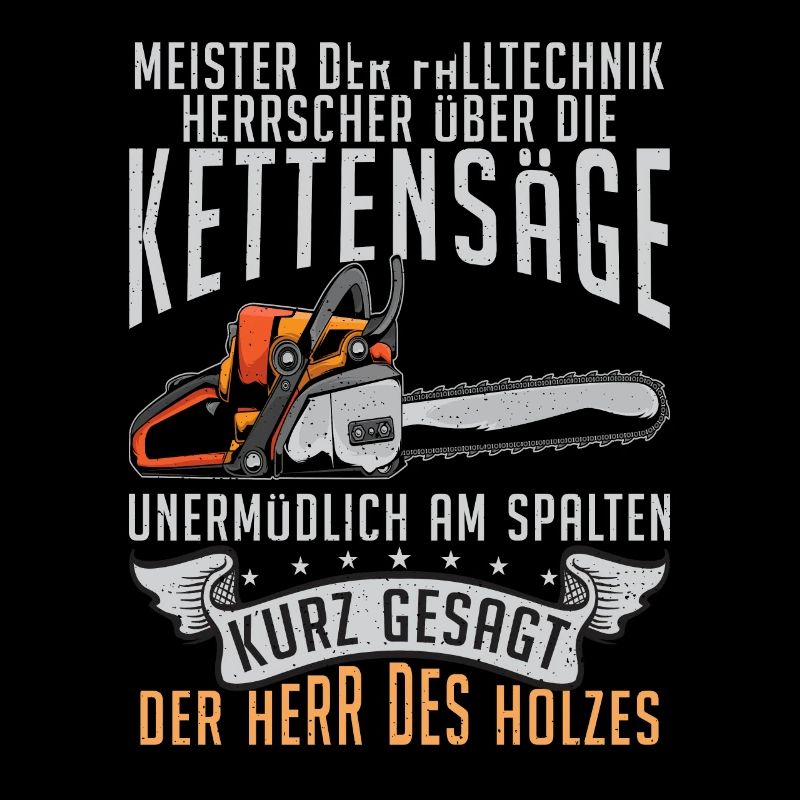 Meister der Fälltechnik Herr Des Holzes