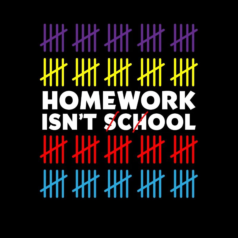 Les devoirs ne sont pas cool École scolaire