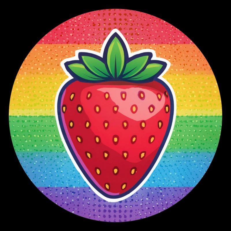 LGBTQ Erdbeere