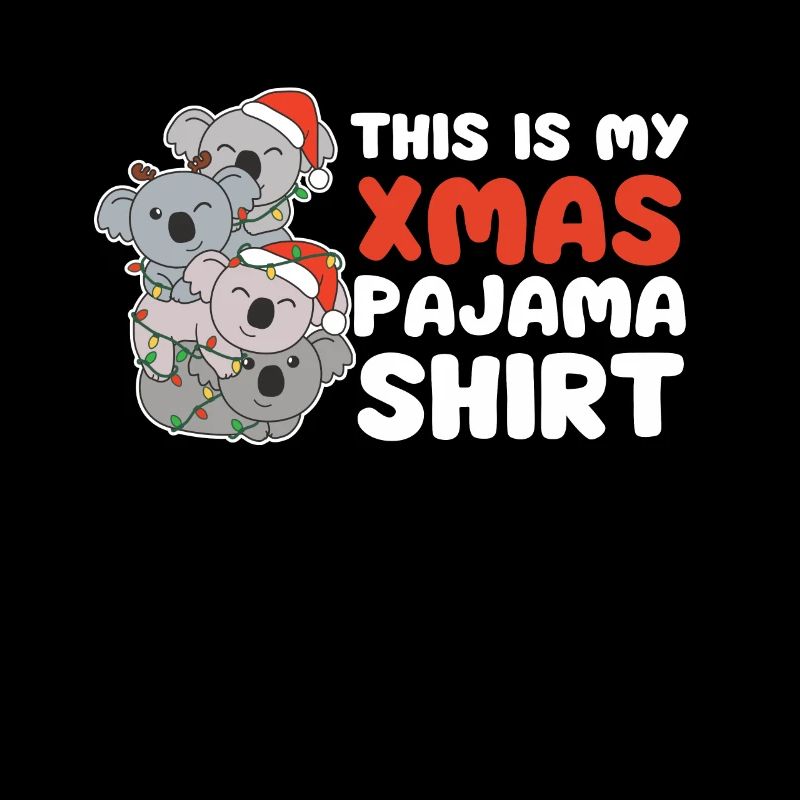 Koala Christmas Tree Pyjamas de Noël