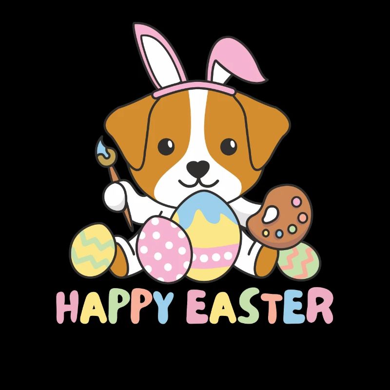 happy easter süßes Jack Russell Ostern Hunde