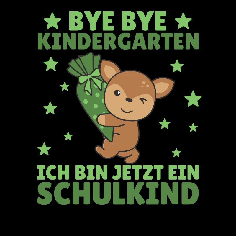 bye bye Kindergarten ich bin jetzt ein Schulkind