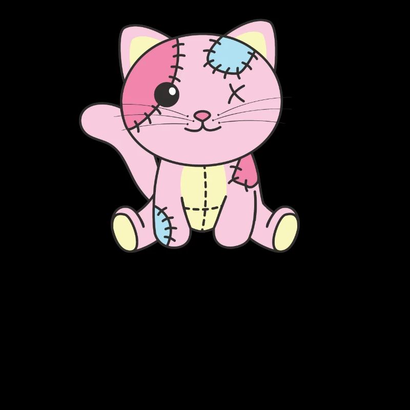 Kawaii Gothic Cat Pastel Gothic Goth