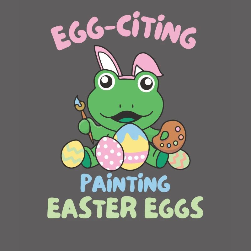 Cute Frogs for Easter with Easter Frog Eggs