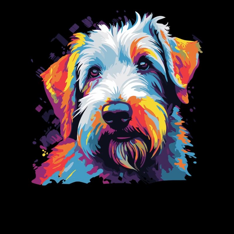 Wasserfarben Farbenfroher Sealyham Terrier