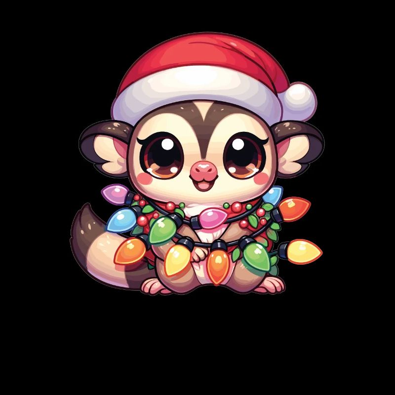 Christmas String Lights Sugar Gliders