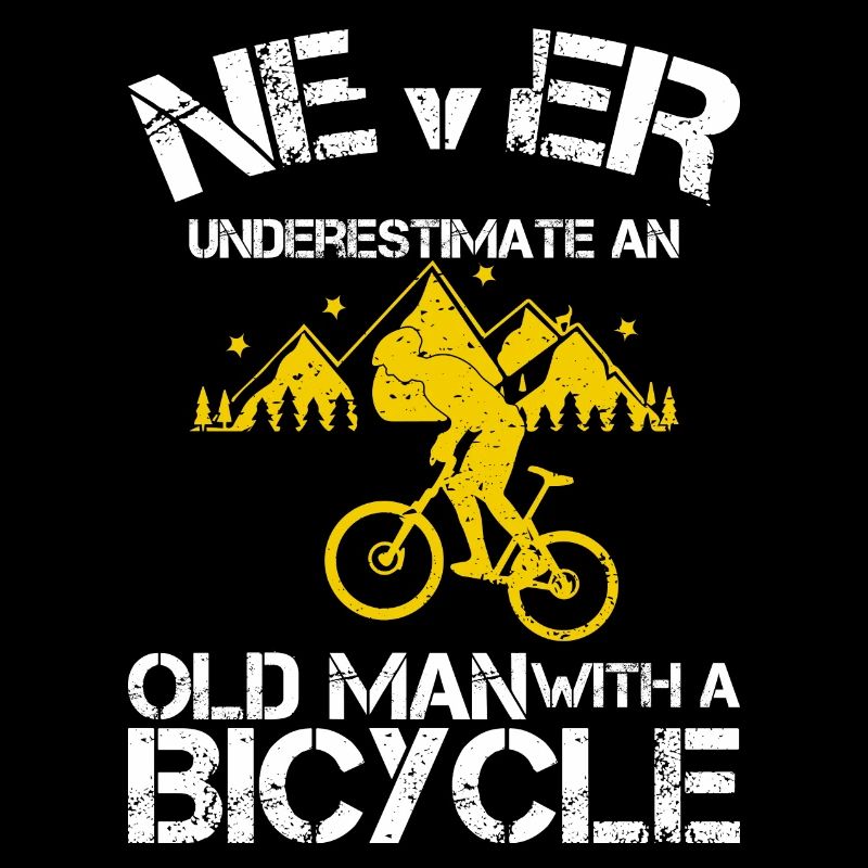 Never underestimate an old man with a bicycle