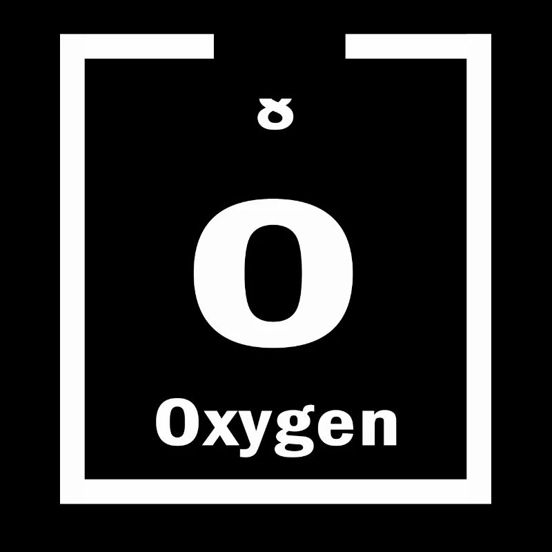 Oxygen O Periodic Table of Elements Science