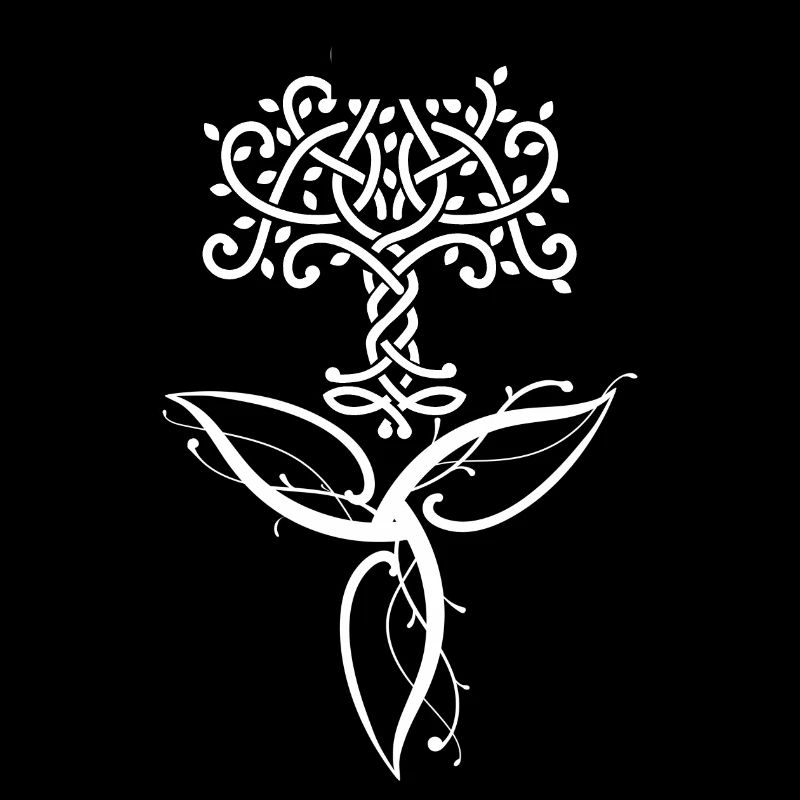 Celtic Irland Wikinger Keltisch Knoten Muster Baum
