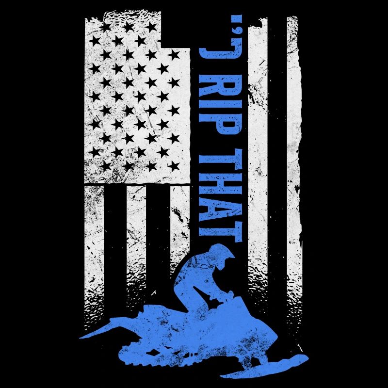 I'd rip that | USA Flag and Biker
