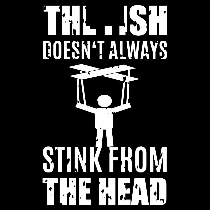 The fish stinks