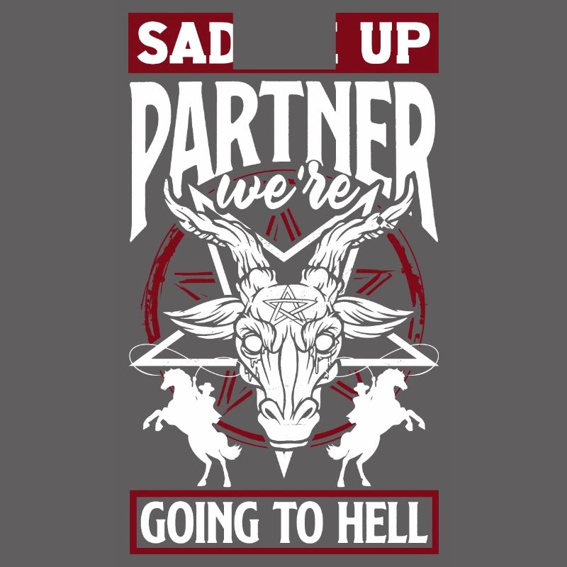 Saddle up, partner, we're going to hell Dark