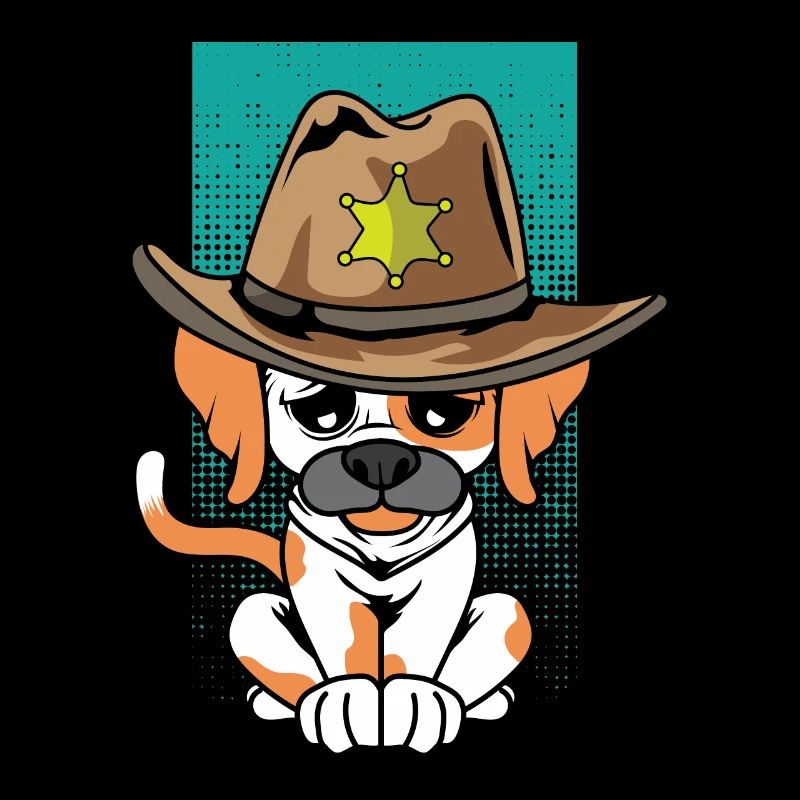 Beau Doberman Sheriff Dog Trainer Cadeau